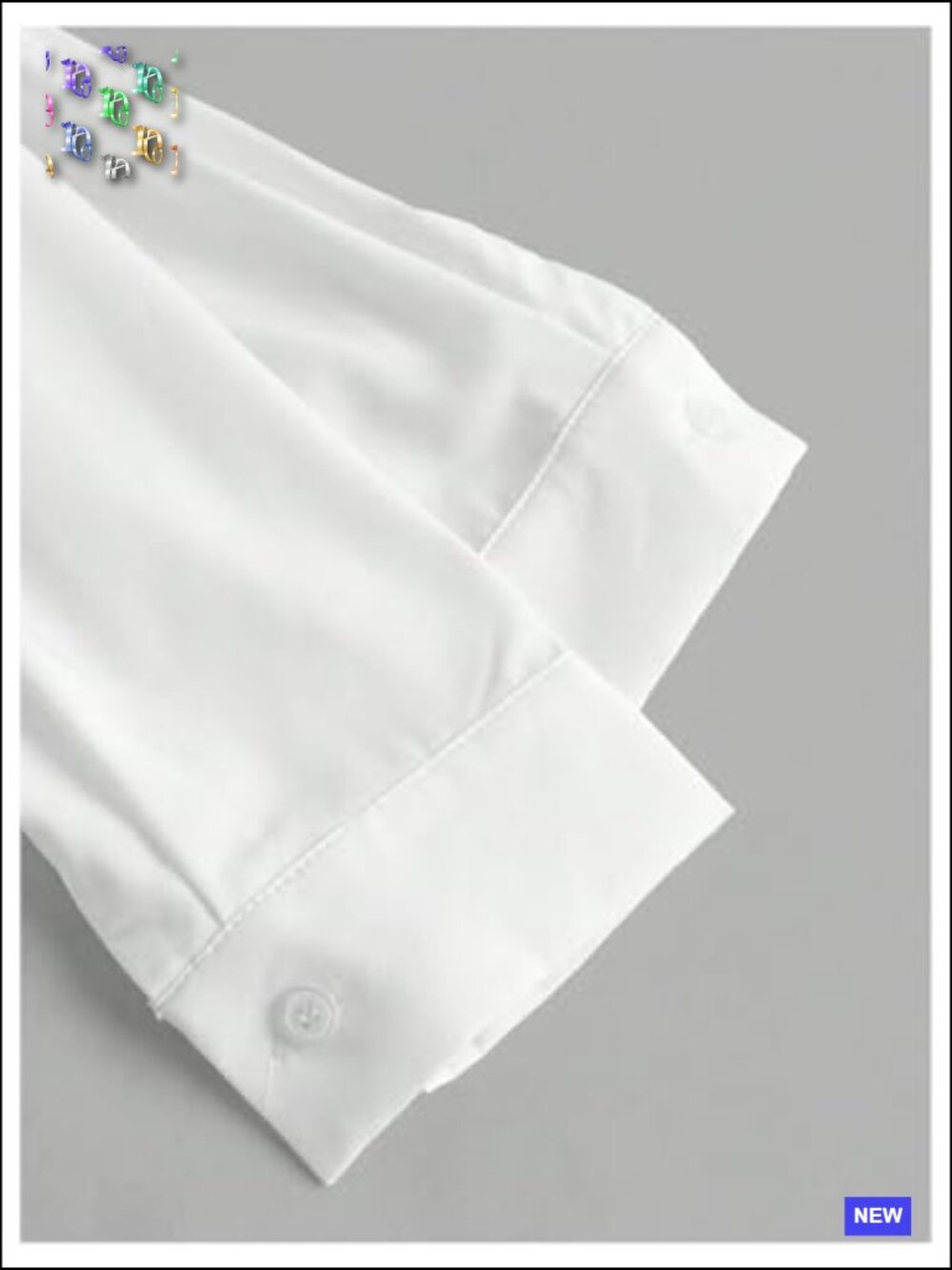 Elegant Puff Long Sleeve Collared Button Down Blouse Top Work Office - Picture 5 of 5